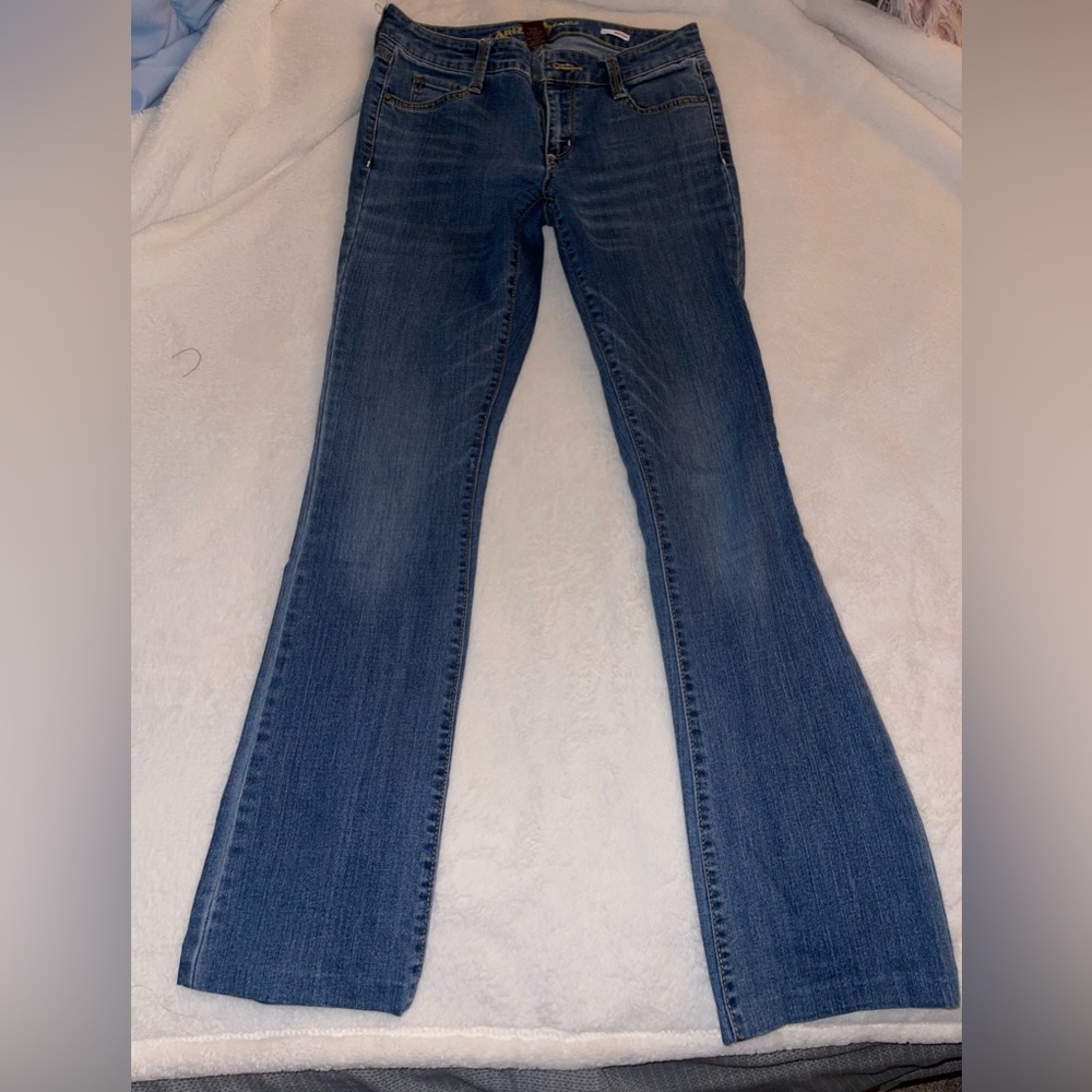 bootcut low rise jeans